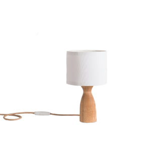 Arelle wood table lamp.